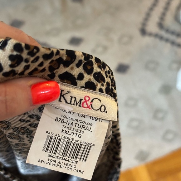 leopard print stretchy skirt - sparkly bit of sparkles - Picture 5 of 6